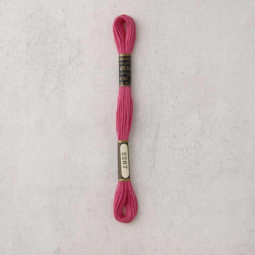 Venusgaren - per stuk - zacht fuchsia