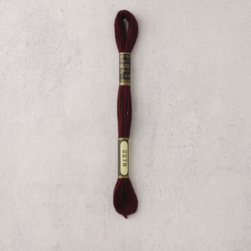 Venusgaren - per stuk - donkerrood