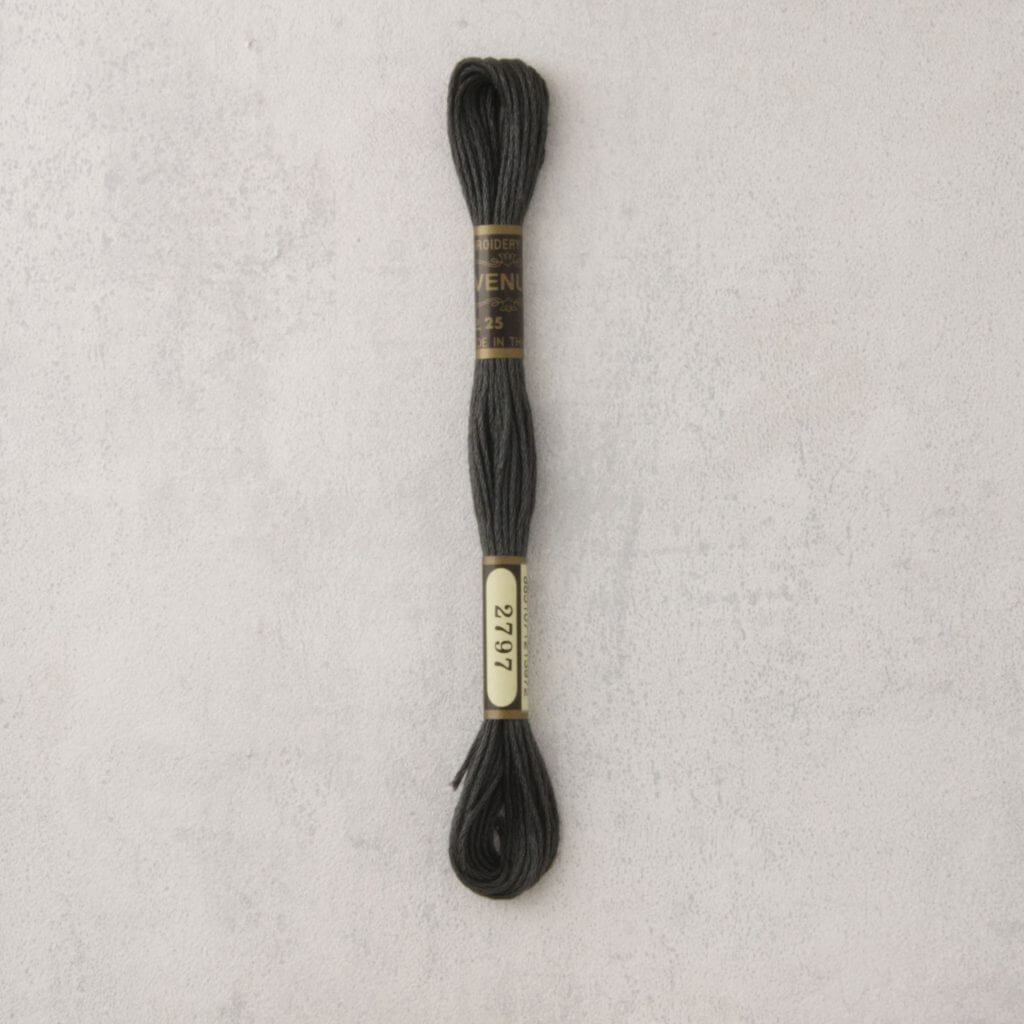 Venusgaren - per stuk - donker grijs