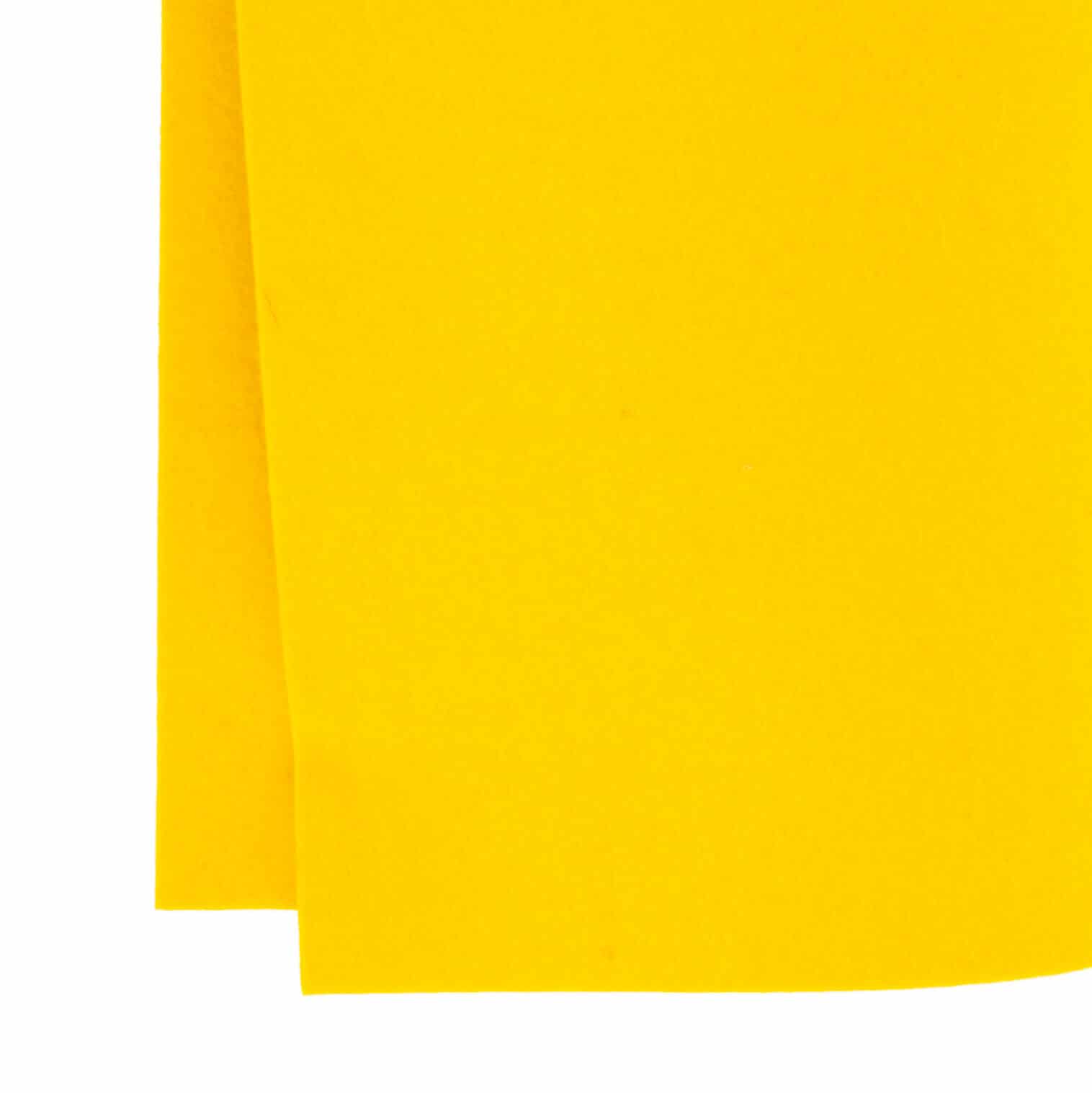 TrueFelt 3 mm - 45 cm in width - per Meter - 812 Yellow