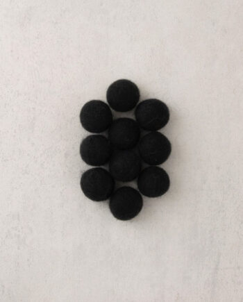 Viltkraal - 18 mm - per 10 stuks - zwart