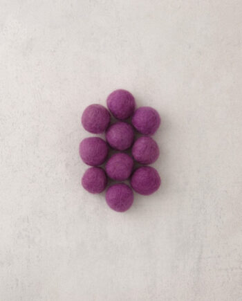 Viltkraal - 18 mm - per 10 stuks - lavendel