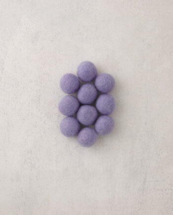 Viltkraal - 18 mm - per 10 stuks - lila