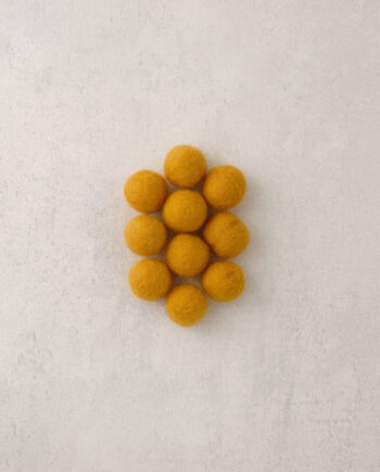 Viltkraal - 18 mm - per 10 stuks - zonnegeel