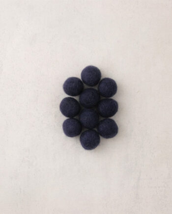 Viltkraal - 18 mm - per 10 stuks - donkerblauw