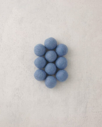 Viltkraal - 18 mm - per 10 stuks - lichtblauw