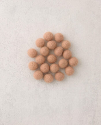 Wolbal 10 mm - 20 st - beige