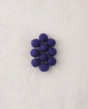 Viltkraal - 10 mm - per 10 stuks - koningsblauw