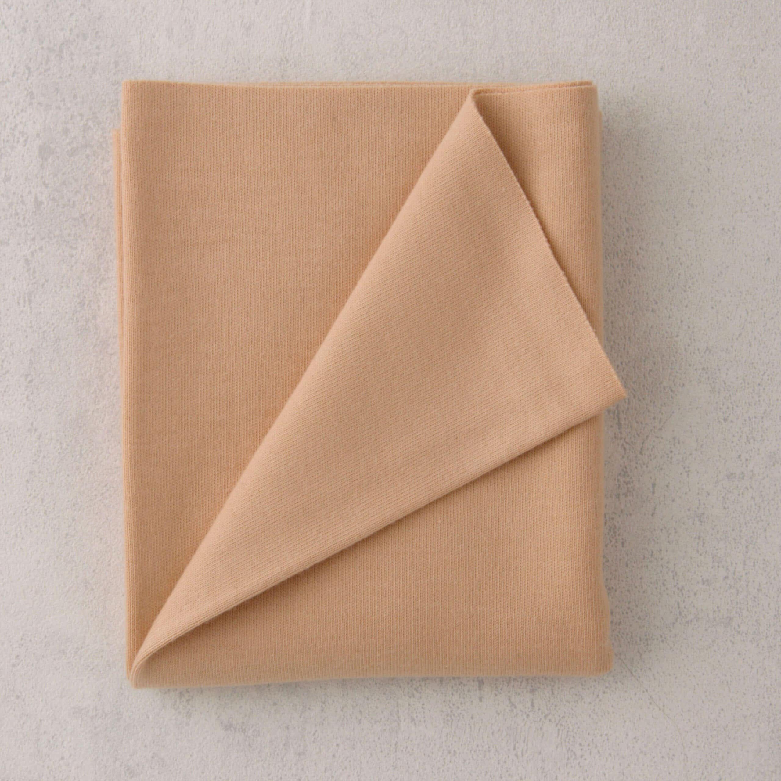 T114 Doll Jersey, 25x80 cm, Dark Beige