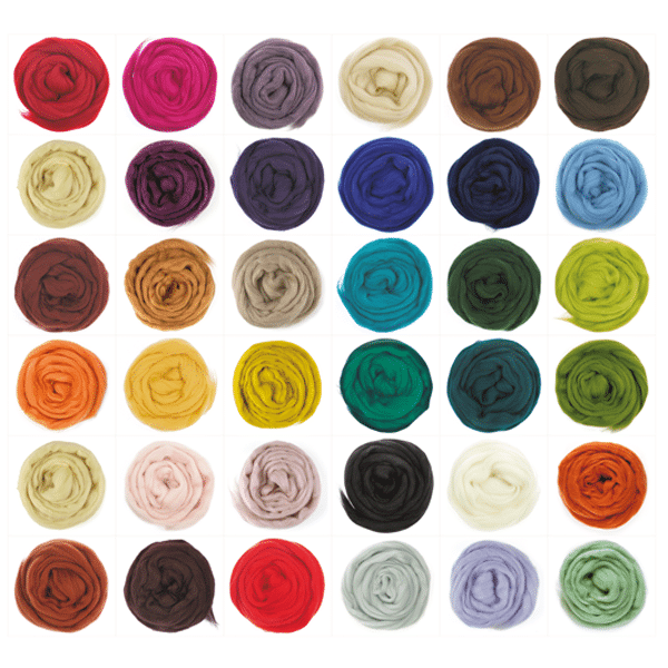 Alle kleuren in één klik - Europese Merino Lontwol - 50gr