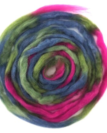 Space & Rainbow Wool - green-red cabbage