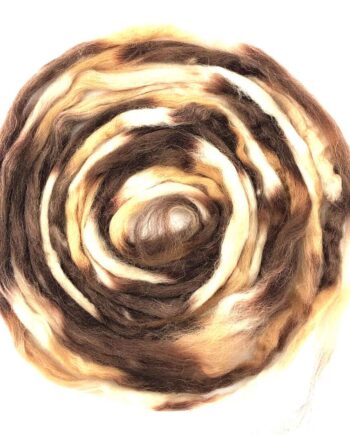 Space / Regenboog wol - naturel-bruin-beige