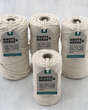 Knots&Nerds Macramé Touw