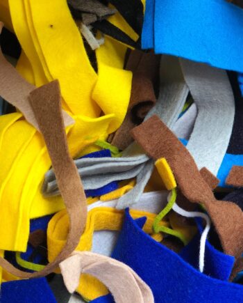 Bag with Leftover pieces TrueFelt 1-1,2mm  - 1 kg