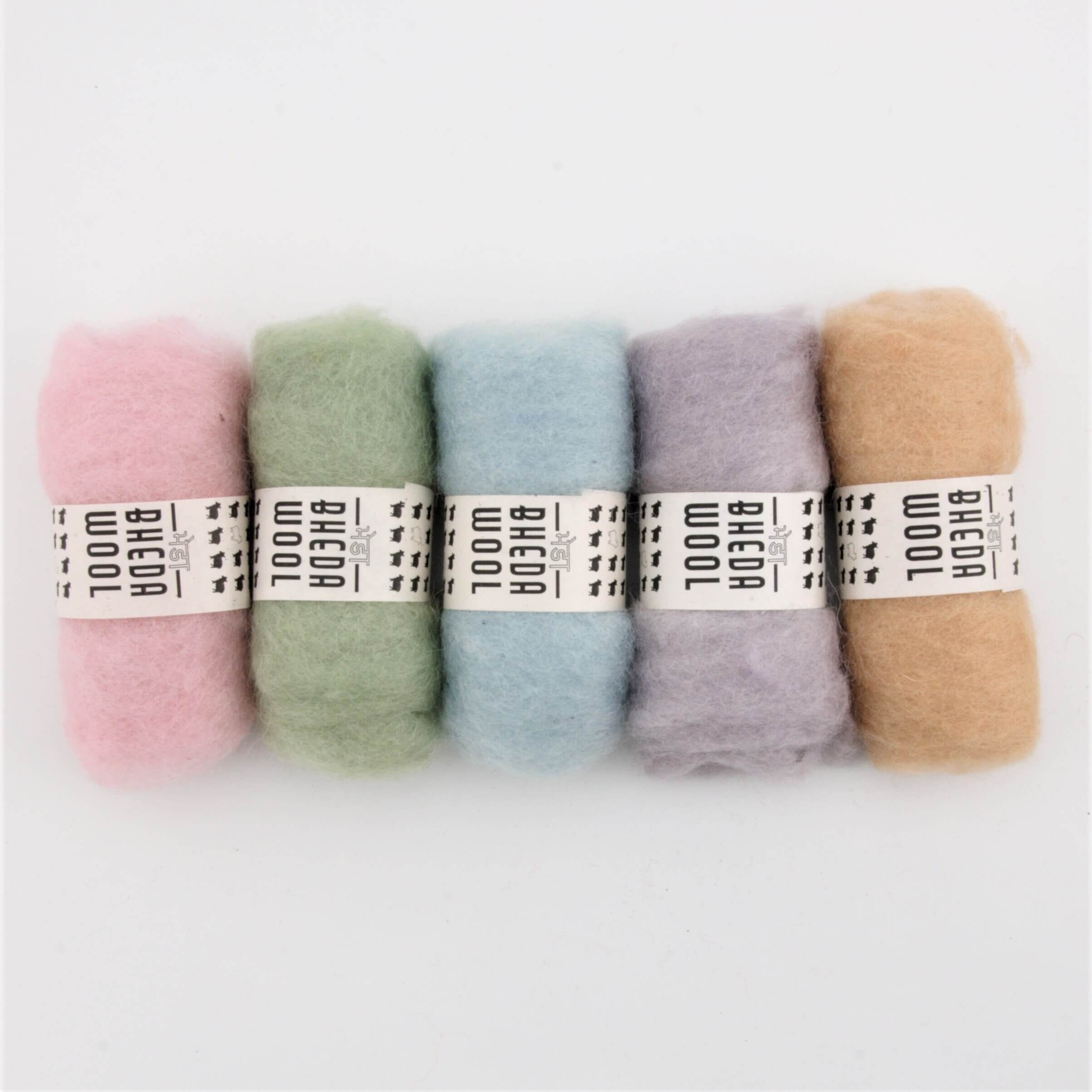 Bhedawool Big - Pastel Colours - Bhedawol natuurtinten