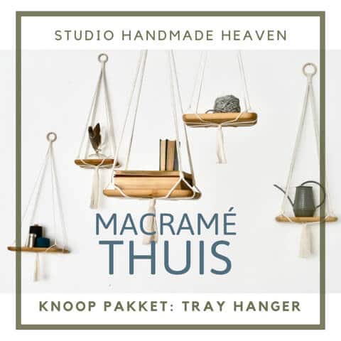 Tray hanger maken macrame