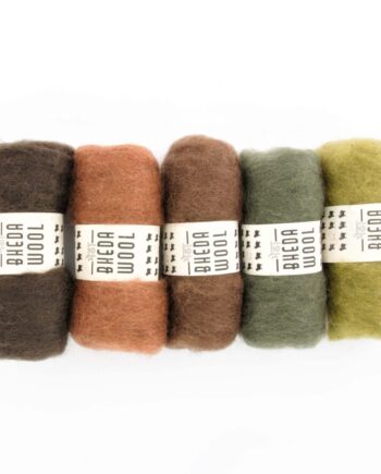 BhedaWool forrest tones - Bhedawol boskleuren