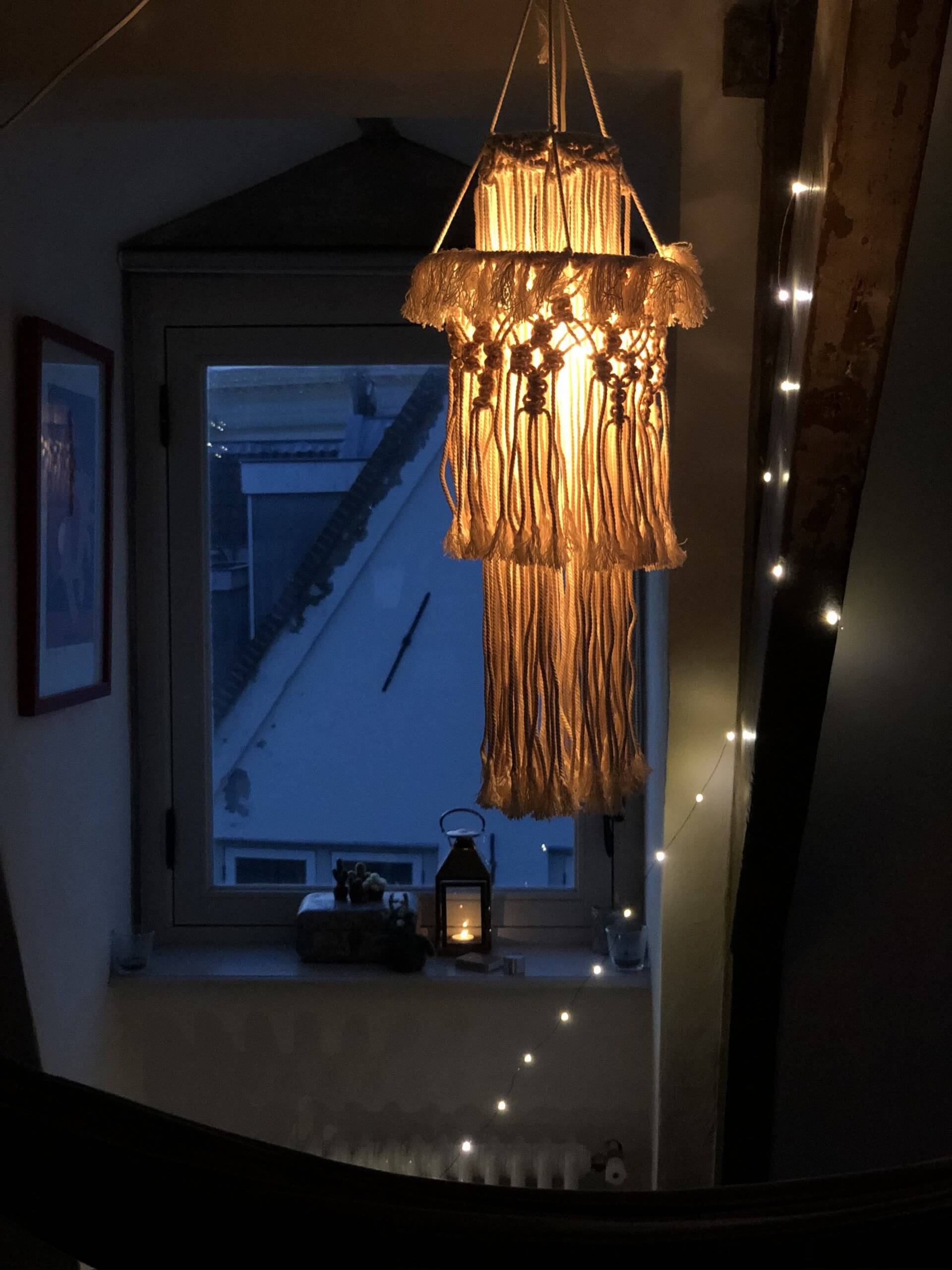 Knots&Nerds - Macramé Lamp Maakpakket