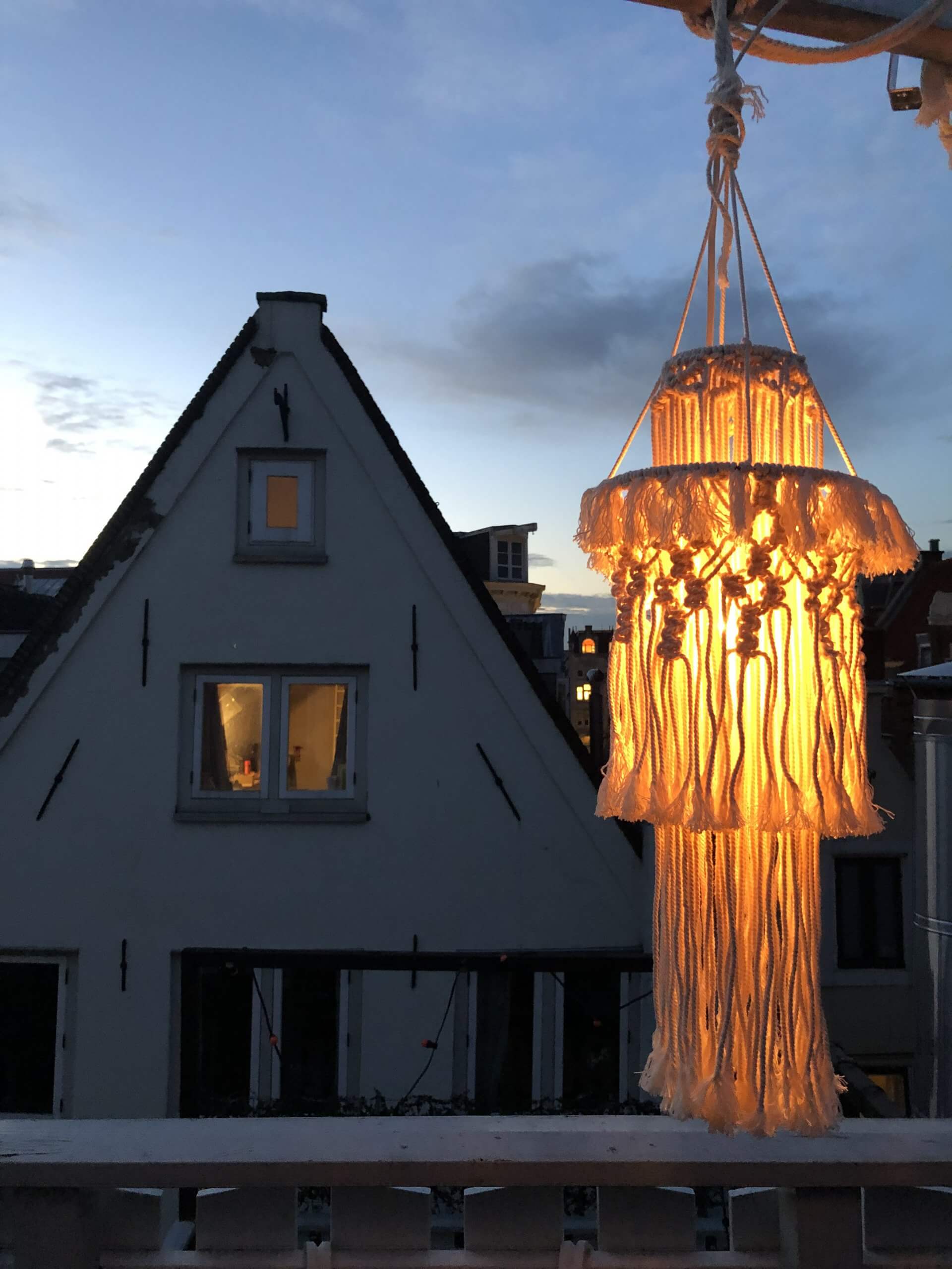 Knots&Nerds - Macramé Lamp Maakpakket