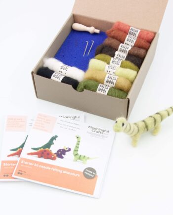 Needle Felting Starter Kit - Dinosaur