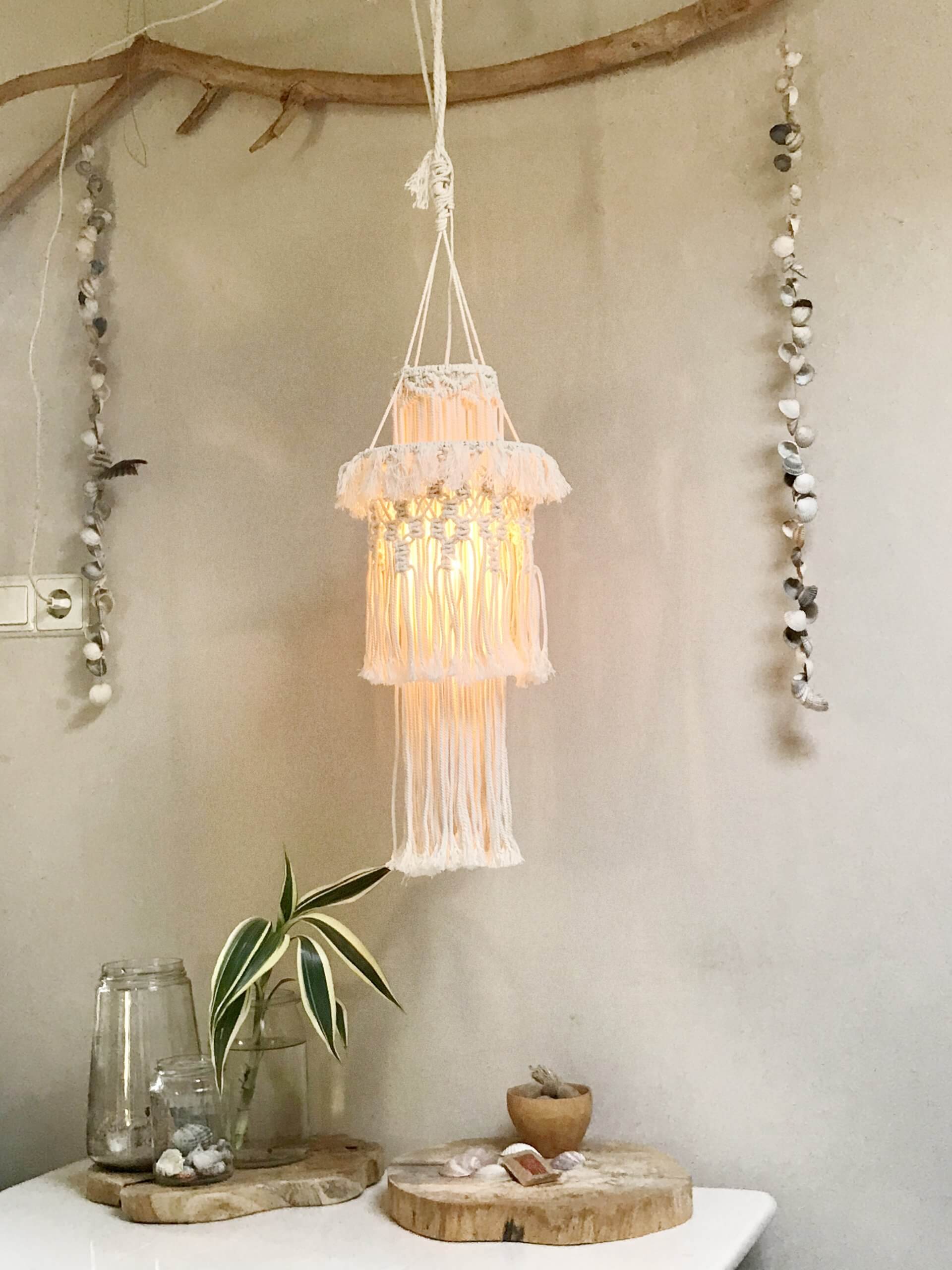 Knots&Nerds - Macramé Lamp Maakpakket