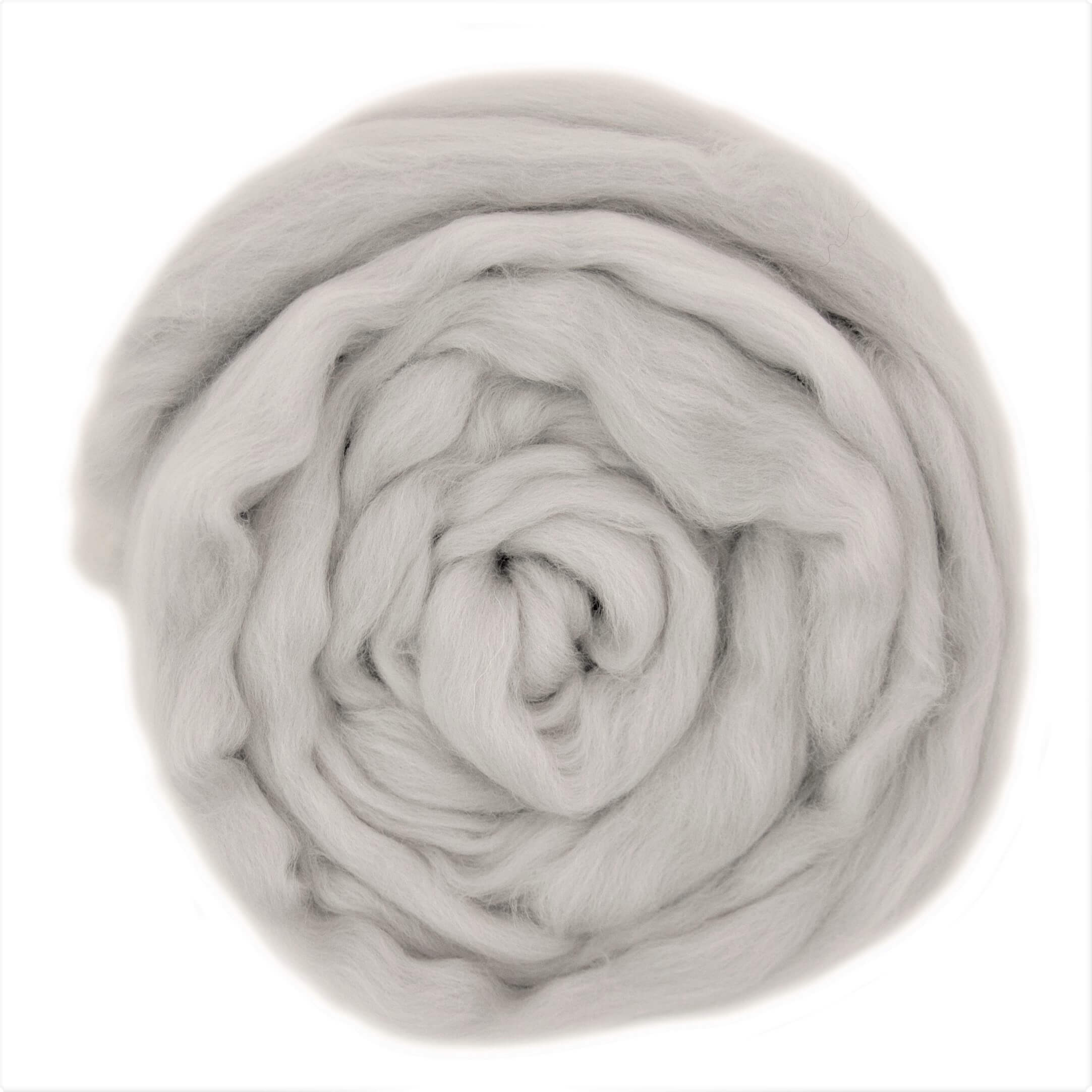 Extra Fijne 19,5 micron Lontwol - 012 Zilver