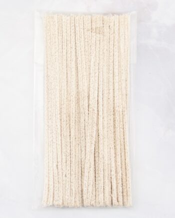 Pipe cleaner 18 cm - bag 50 pieces - White