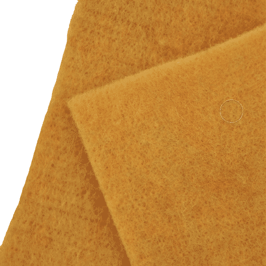 Fleece2Felt, 65 cm, per meter, geel