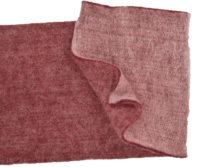 Fleece2Felt, 65 cm, per meter, kers/roze