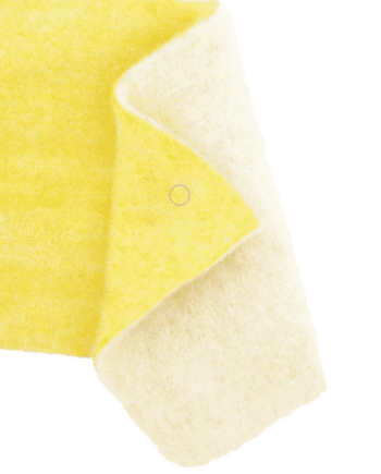 Fleece2Felt, 65 cm, per meter, yellow/white