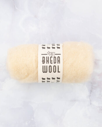 Bhedawool - Cardfleece - ball of 25 gram - ecru