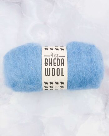 Bhedawol - 25 gram, lichtblauw