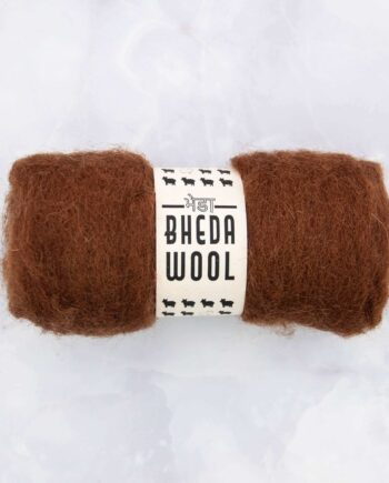 Bhedawol - 25 gram, roestbruin