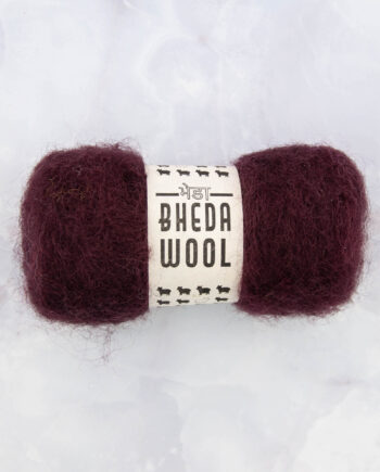 Bhedawol - 25 gram, heel donkerrood