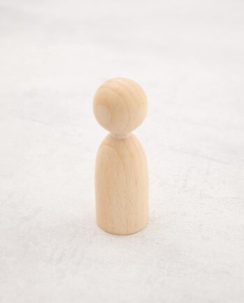 Wooden Finger Puppet 7cm high, Ø 25mm