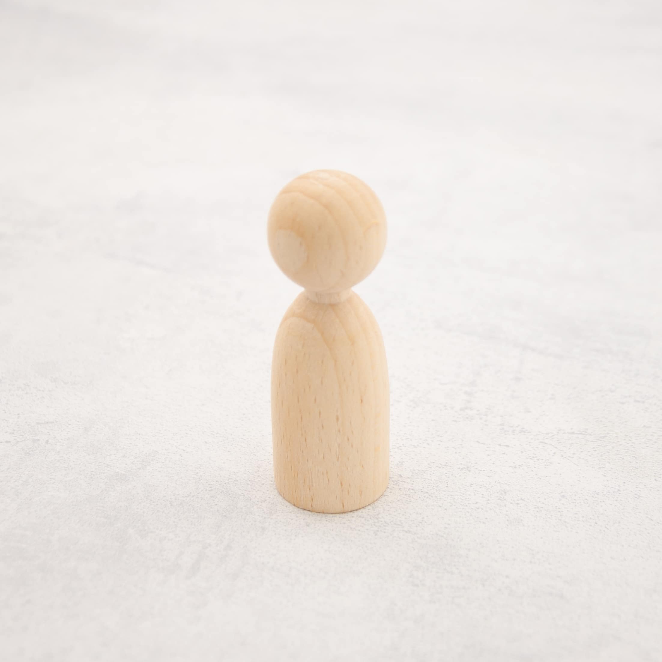 Wooden Finger Puppet 7cm high, Ø 25mm