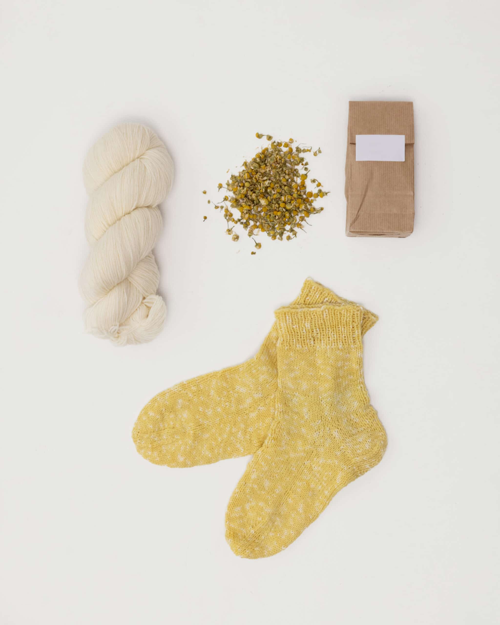 Oogst - Dye your own 'Sock' Yarn DIY kit - Chamomile