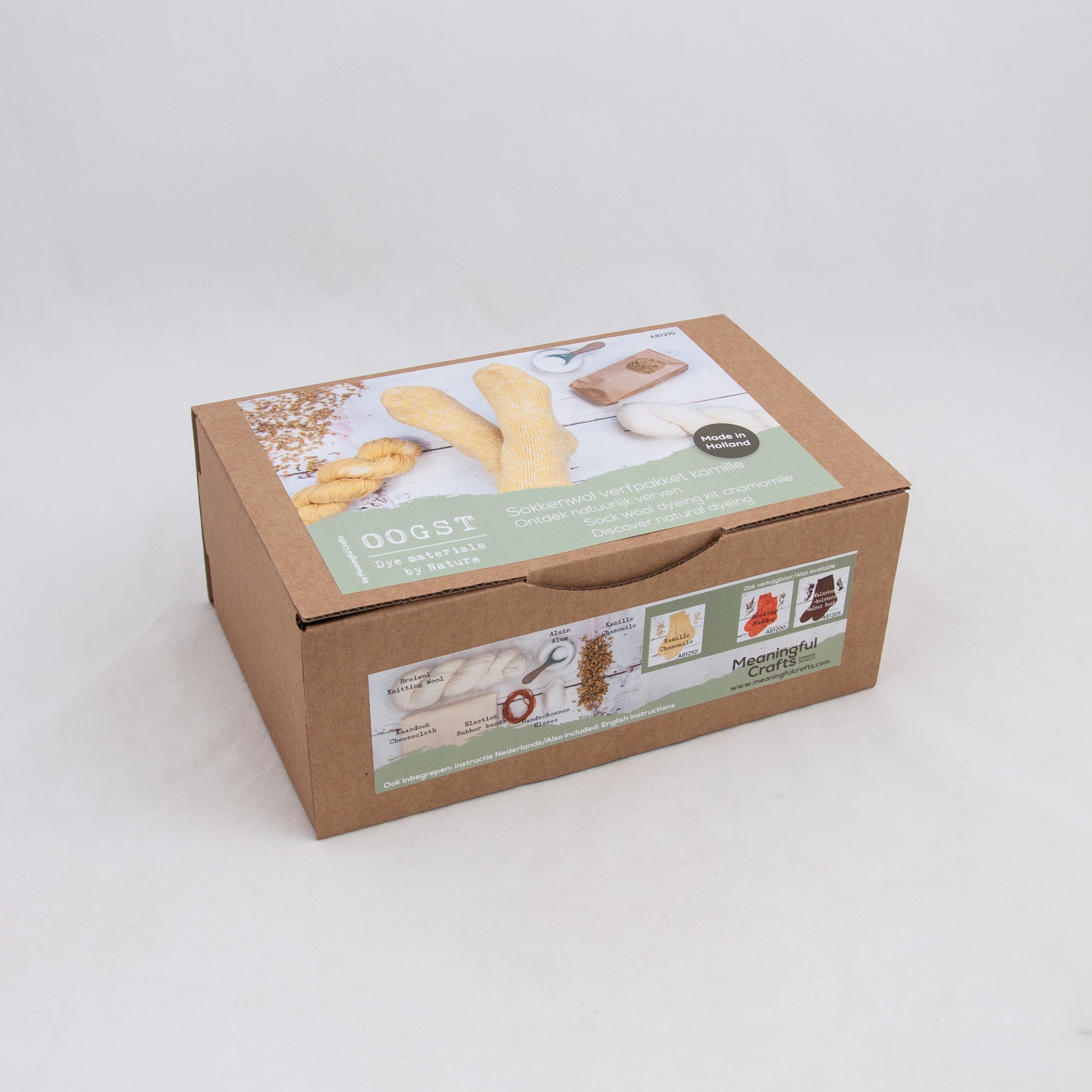 Oogst - Dye your own 'Sock' Yarn DIY kit - Chamomile