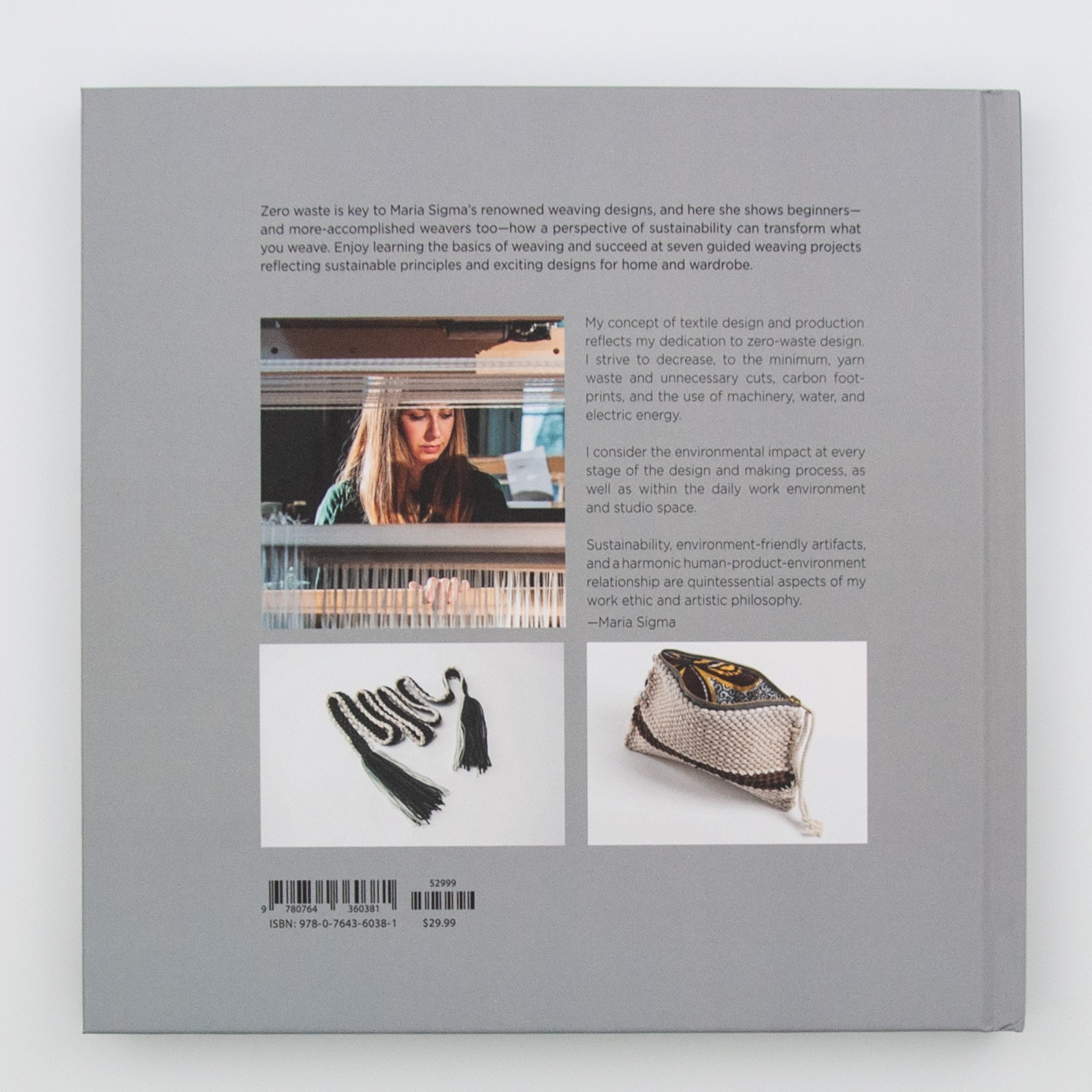 Book "Weaving The art of Sustainable Texitile Creation" - Maria Sigma