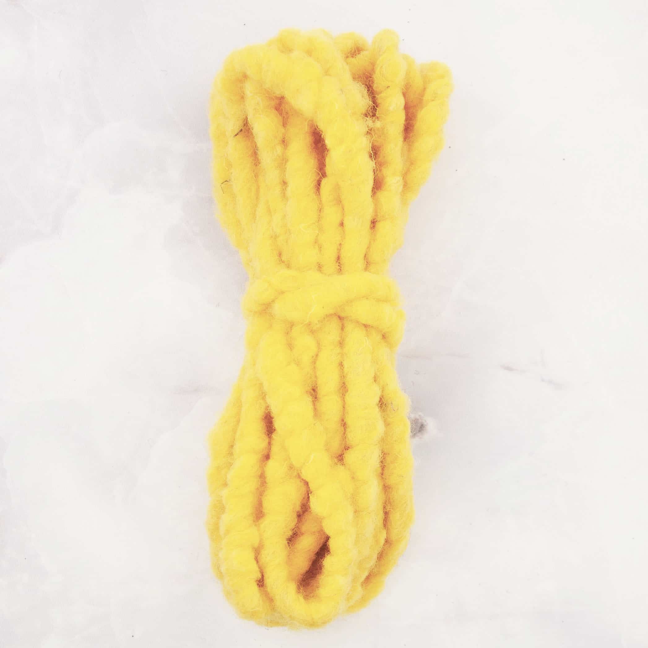 Wollen Koord (Wope) - Geel- per Meter