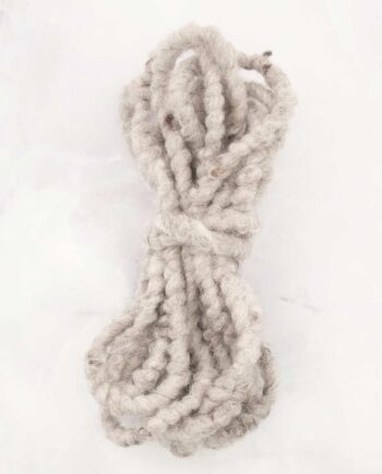 Light Grey Wool Cord per Meter