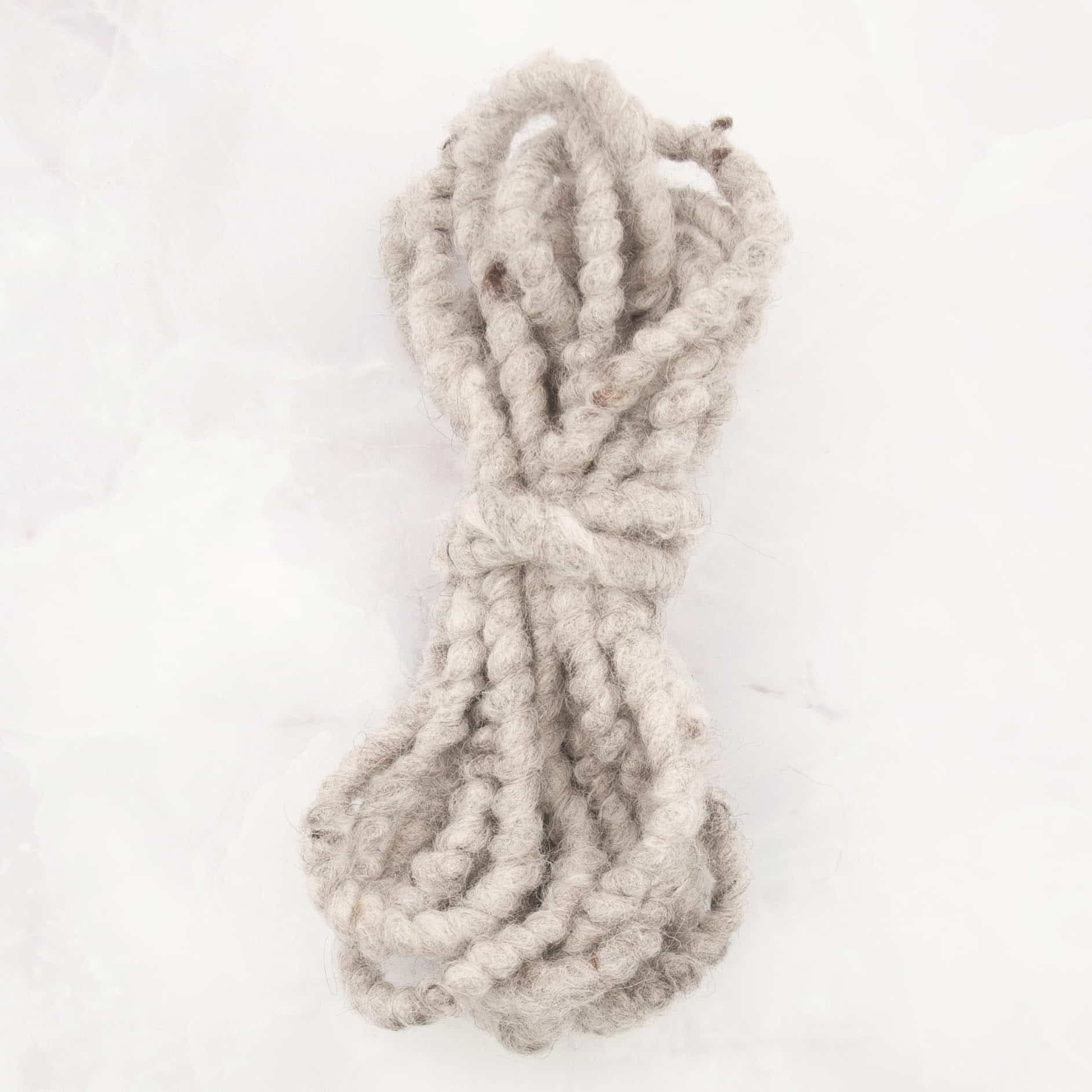 Wollen Koord (Wope) - Licht Grijs- per Meter