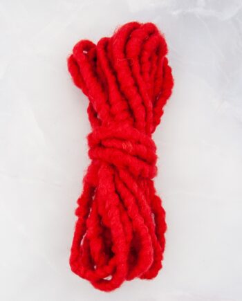 Red Wool Cord per Meter