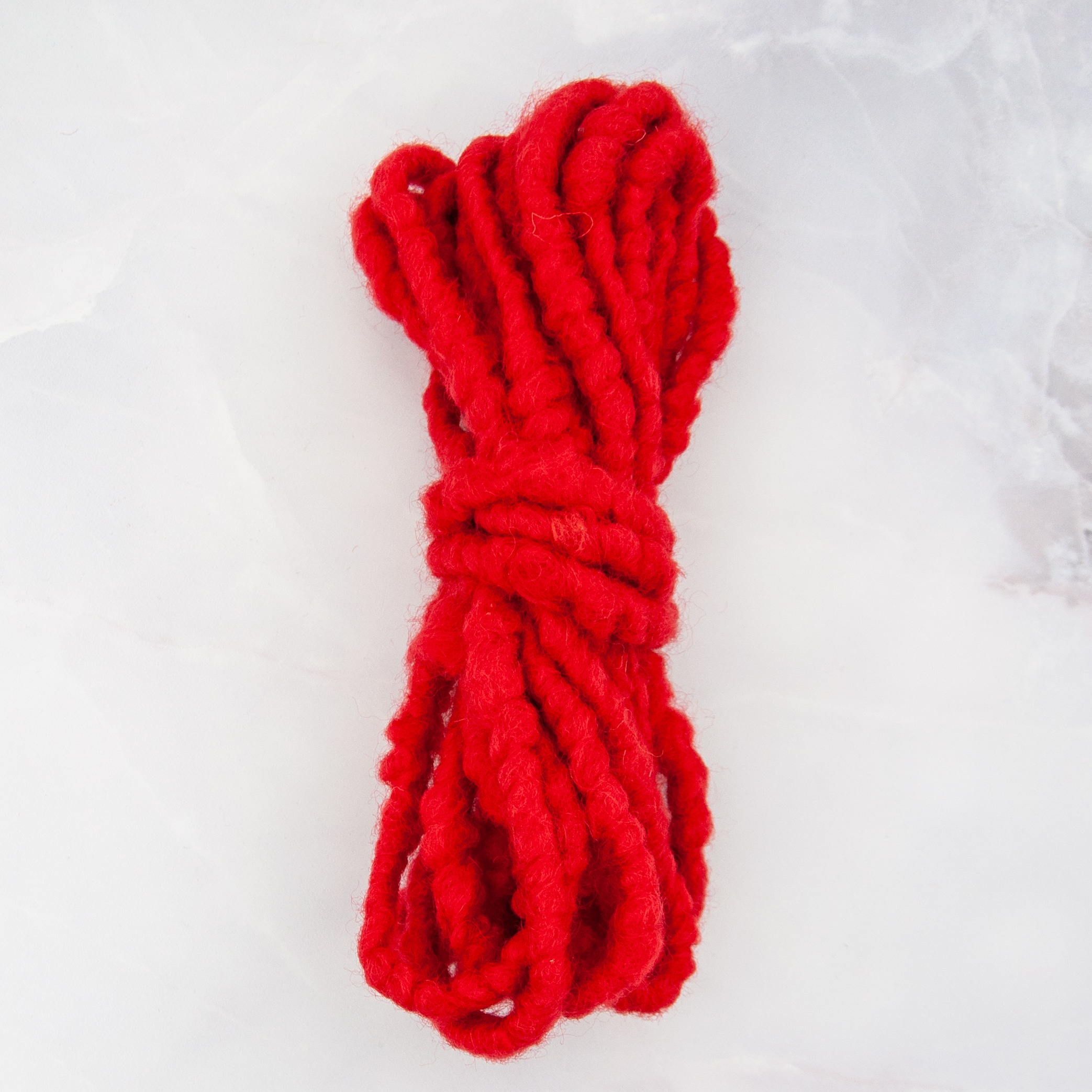 Wollen Koord (Wope) - Rood - per Meter