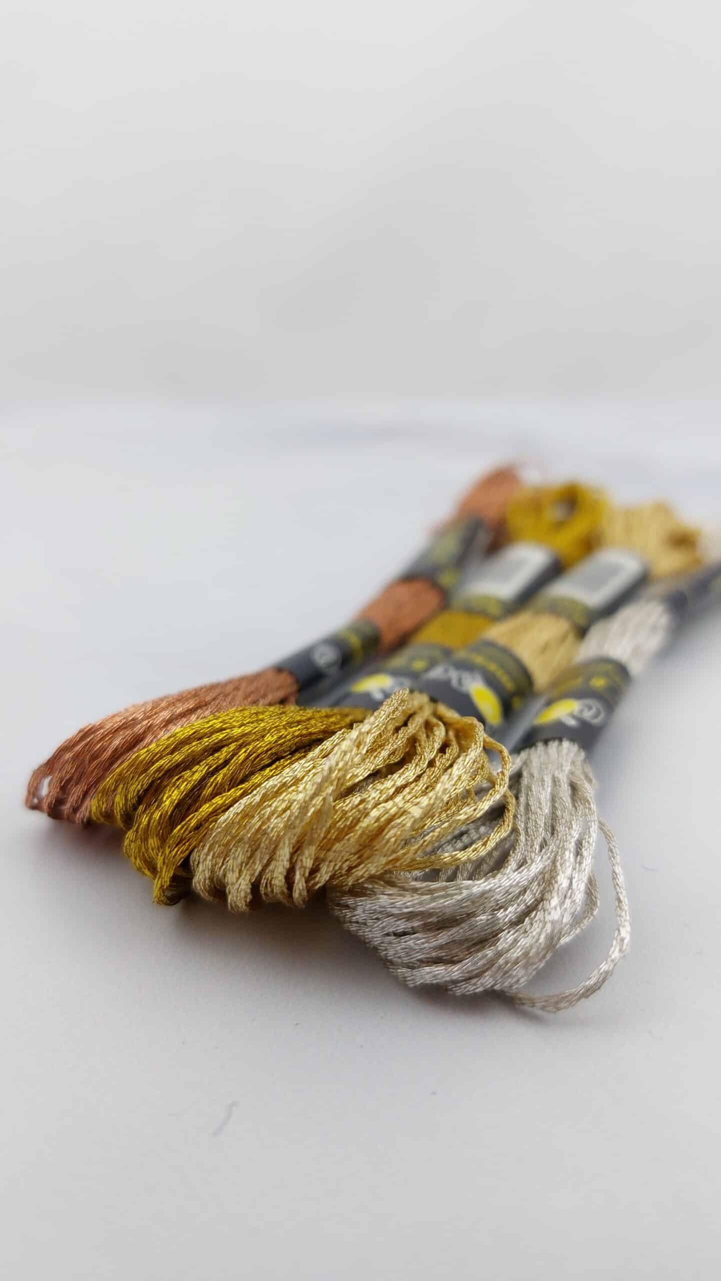 Metalic splijt garen - Geelgoud