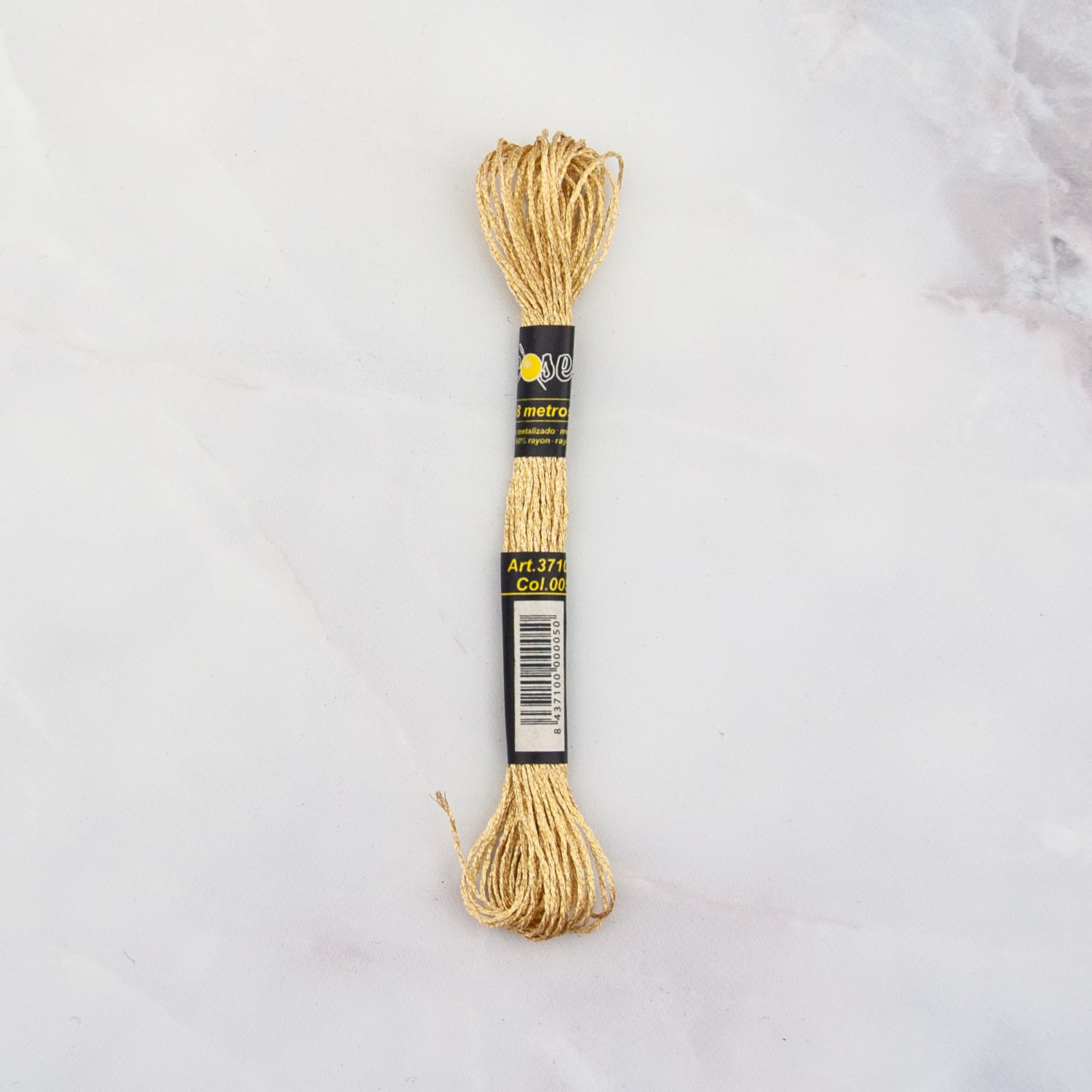 Metalic splijt garen - Geelgoud