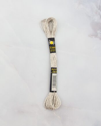 Metalic splijt garen - Zilver